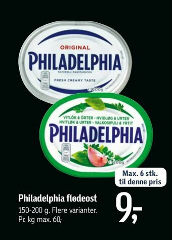 Føtex Philadelphia flødeost tilbud