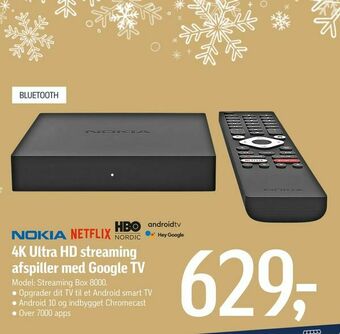 Føtex 4K Ultra HD streaming afspiller med Google TV tilbud