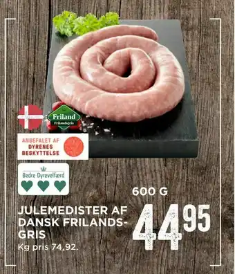 MENY Julemedister af dansk frilands­ gris tilbud
