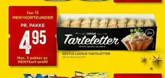 Gestus luksus tarteletter