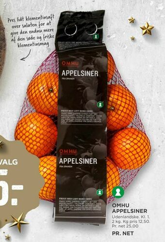 MENY Omhu appelsiner tilbud