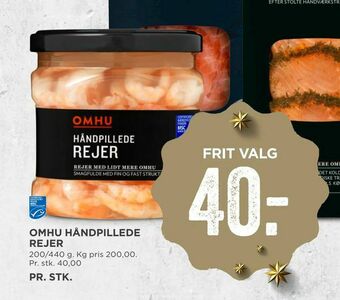 MENY Omhu håndpillede rejer tilbud