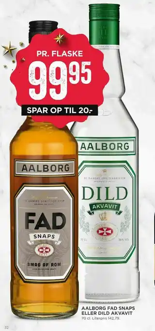 Aalborg fad snaps eller dild akvavit