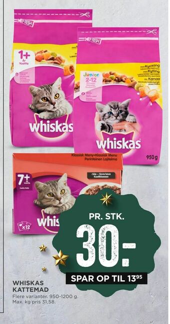 MENY Whiskas kattemad tilbud