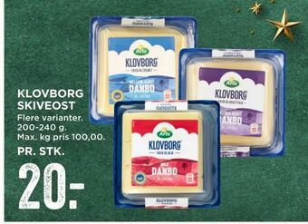 MENY Klovborg skiveost tilbud