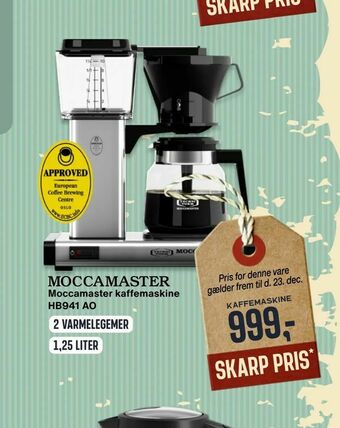 Skousen kaffemaskine tilbud