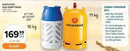 Scandinavian Park GASFLASKE KUN OMBYTNING tilbud