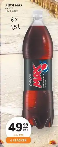 Scandinavian Park PEPSI MAX 6 x 1,5 L tilbud