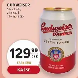 Scandinavian Park BUDWEISER tilbud