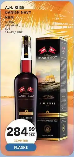 Scandinavian Park A.H. RIISE DANISH NAVY RUM tilbud