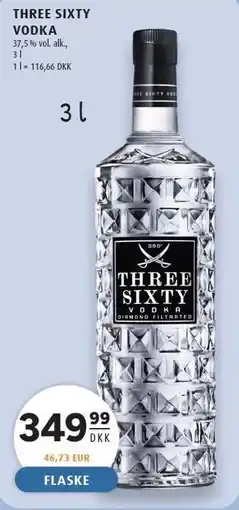 Scandinavian Park THREE SIXTY VODKA tilbud