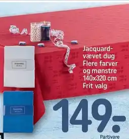 REMA 1000 Jacquard vævet dug tilbud