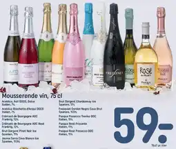 REMA 1000 Mousserende vin, 75 cl tilbud