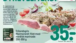 Frilandsgris Marmoreret filet med nordisk marinade