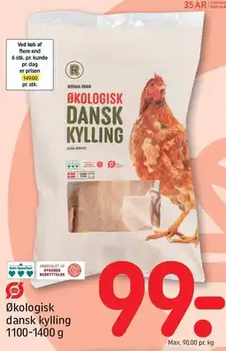REMA 1000 Økologisk dansk kyllinge tilbud