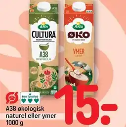 REMA 1000 A38 økologisk naturel eller ymer tilbud