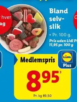 Lidl Bland selv- slik tilbud