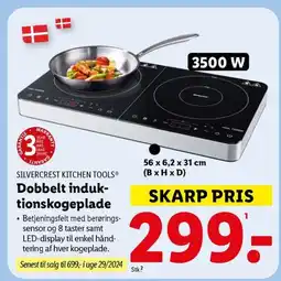 Lidl SILVERCREST KITCHEN TOOLS® Dobbelt induk- tionskogeplade tilbud