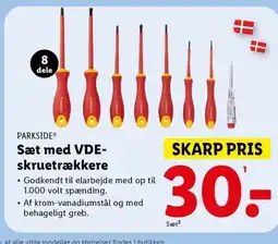 Lidl PARKSIDE® Sæt med VDE- skruetrækkere tilbud