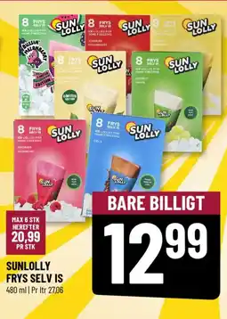 Løvbjerg SUNLOLLY FRYS SELV IS tilbud