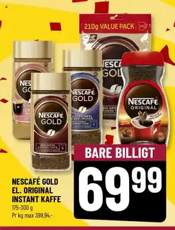 Løvbjerg NESCAFÉ GOLD EL. ORIGINAL INSTANT KAFFE tilbud