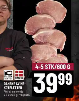 Løvbjerg DANSKE SVINE- KOTELETTER tilbud