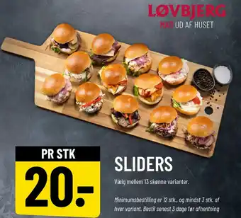 Løvbjerg SLIDERS tilbud