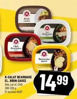 Løvbjerg K-SALAT BEARNAISE EL. BRUN SAUCE Alm, Let el. Chili tilbud
