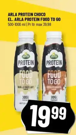 Løvbjerg ARLA PROTEIN CHOCO EL. ARLA PROTEIN FOOD TO GO tilbud