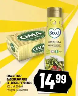 Løvbjerg OMA STEGE/ BAGEMARGARINE EL. BECEL FLYDENDE tilbud