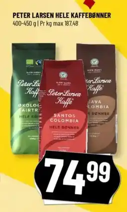 Løvbjerg PETER LARSEN HELE KAFFEBØNNER tilbud