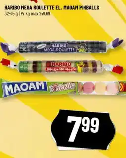 Løvbjerg HARIBO MEGA ROULETTE EL. MAOAM PINBALLS tilbud