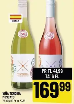 Løvbjerg VINA TENDIDA MOSCATO tilbud