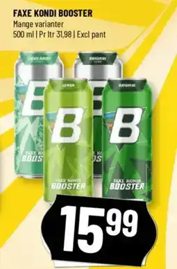 Løvbjerg FAXE KONDI BOOSTER Mange varianter tilbud