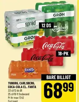 Løvbjerg TUBORG, CARLSBERG, COCA-COLA EL. FANTA tilbud