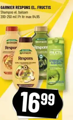 Løvbjerg GARNIER RESPONS EL. FRUCTIS Shampoo el. balsam tilbud