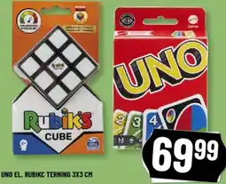 Løvbjerg UNO EL. RUBIKC TERNING 3X3 CM tilbud