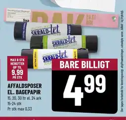 Løvbjerg AFFALDSPOSER EL. BAGEPAPIR tilbud