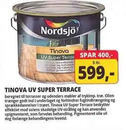 Farveland TINOVA UV SUPER TERRACE tilbud
