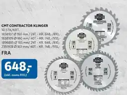 Davidsen CMT CONTRACTOR KLINGER 10 STK/KRT. tilbud