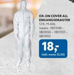 Davidsen OX-ON COVER ALL ENGANGSDRAGTER tilbud