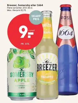 SPAR Breezer, Somersby eller 1664 tilbud