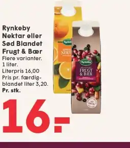 SPAR Rynkeby Nektar eller Sød Blandet Frugt & Bær tilbud