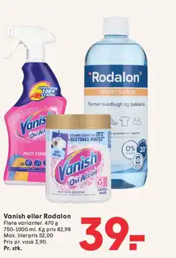 SPAR Vanish eller Rodalon tilbud
