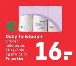 SPAR Daily Toiletpapir tilbud