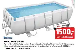 jem & fix BESTWAY POOL 6478 LITER tilbud