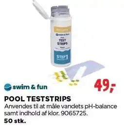 jem & fix POOL TESTSTRIPS tilbud