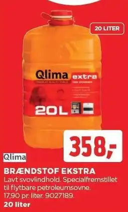 jem & fix QLIMA BRÆNDSTOF EKSTRA tilbud