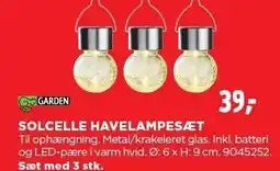 jem & fix GARDEN SOLCELLE HAVELAMPESÆT tilbud