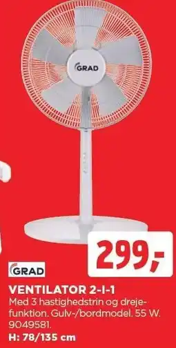 jem & fix GRAD VENTILATOR 2-I-1 tilbud
